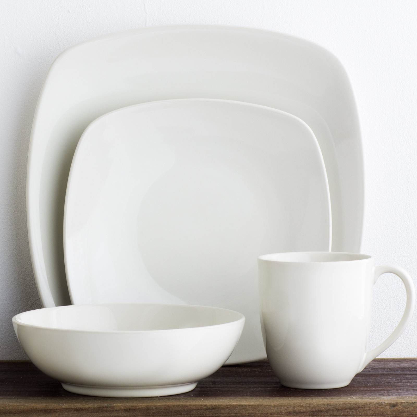Noritake Colorwave Square Salad Plates, 8-1/4", Naked