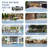 4 PCS Outdoor Seating Group with Cushions for 4 Person-1570525355