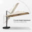 Parasol rectangulaire en porte-à-faux 9 pi x 12 pi, sans base, Pays-Bas, beige-183079235