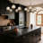 Mansurah 5-Light Shaded Wagon Wheel Black/Brass Chandelier