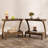 End Table Set Of 2, Solid Wood 2-tier Sofa Side Table