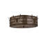Rustic Lodge 4 - Light Flush Mount