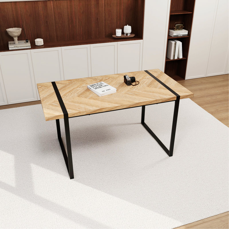 Rectangular Dining Table for Home, Kitchen