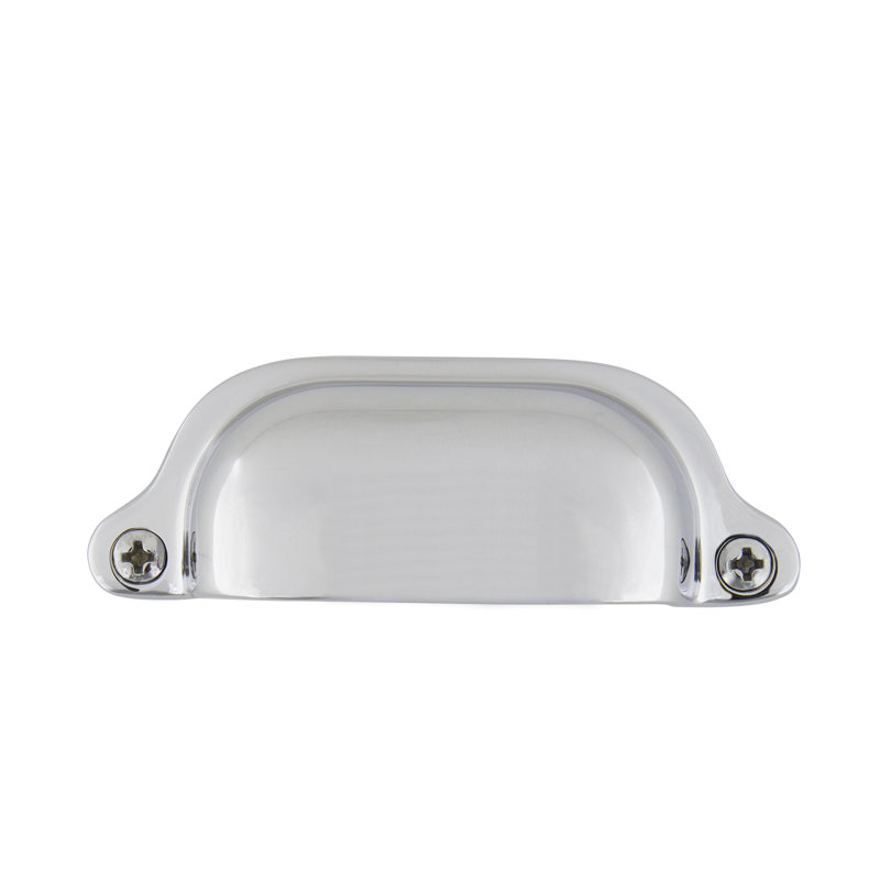 Nostalgic Warehouse Cup Pull Farmhouse Medium, Bright Chrome