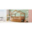 Lit simple en bois avec lit gigogne simple-692845385-692845384