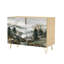 Buffet Buffet avec rangement Tranquil Pine Woodland avec 2 portes pour le salon et la cuisine