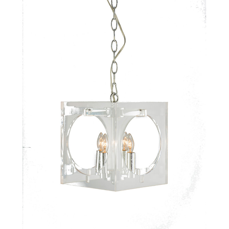 Lustre carré à 4 lumières Wilcoxen