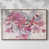 Toile avec cadre noyer