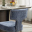 Farmhouse Chenille Fabric Upholstered Dining Chairs-2077959714
