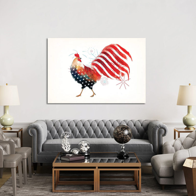 «Farm Fireworks Collection A» par Victoria Borges - impression, H 40 po x l 60 po x 1,5 po, Toile tendue, Aucun mat