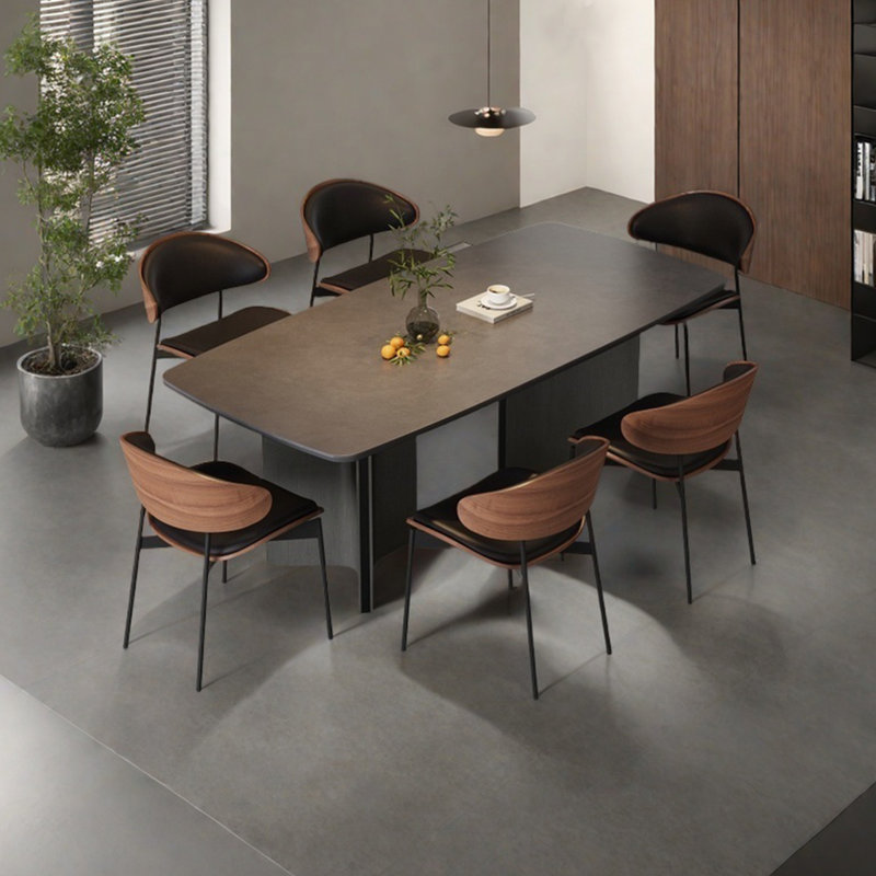 Table de salle à manger Simple Atmosphere Rock, H 29,52 po x L 62,99 po x l 31,49 po