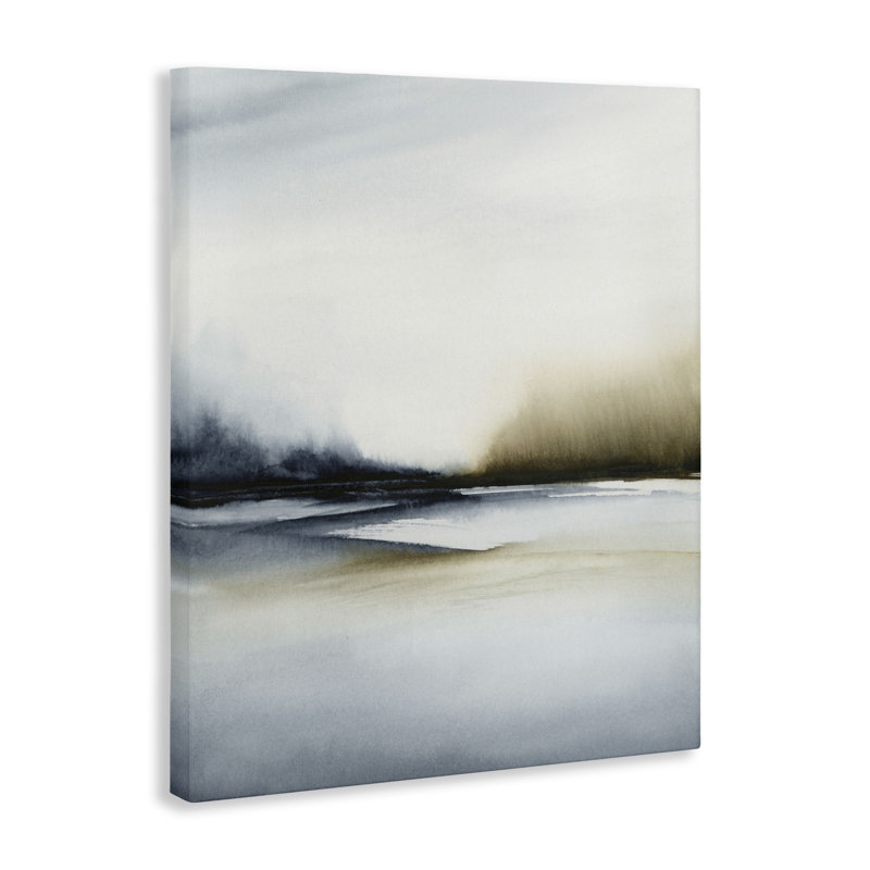 Toile «Misty Seaside Serenity», conception par 1x, H 20 po x l 16 po
