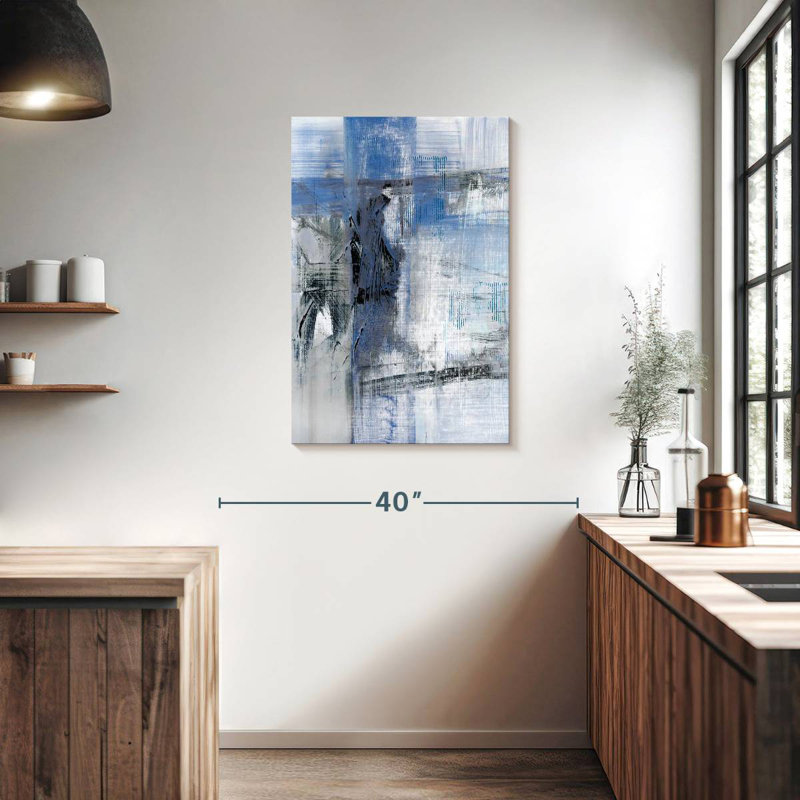 Avery Reflections In Indigo, H 36 po x l 24 po