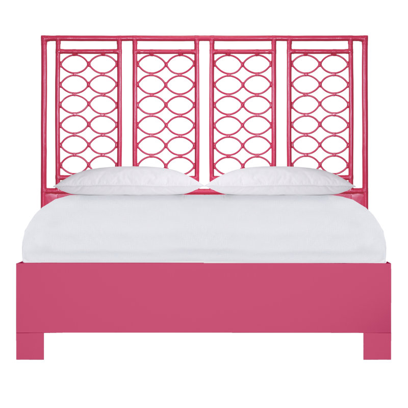 Infinity Low Profile Standard Bed, King, Hot Pink
