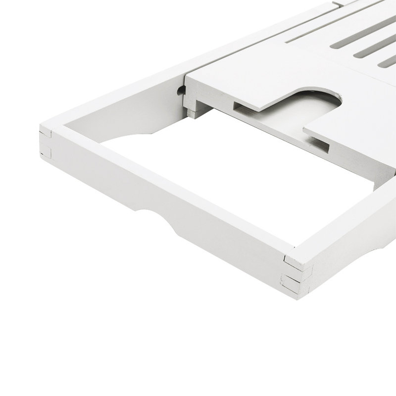 Freestanding Bath Caddy, White