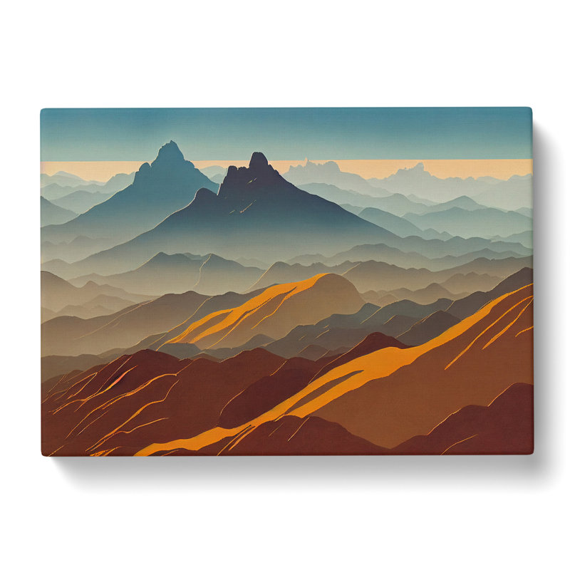 Gorgeous Mountain Landscape - Wrapped Canvas, 40cm H x 60cm W x 3cm D