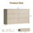 6 - Drawer Dresser, 55.1" W-361619113