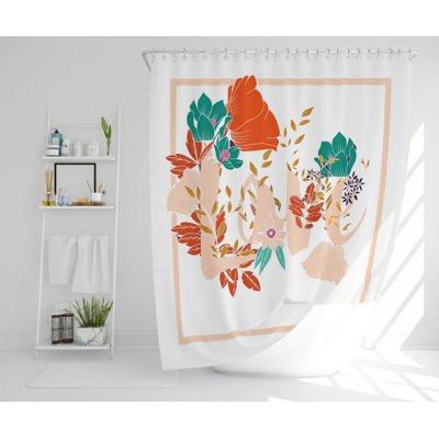 Khinvasara Polyester Shower Curtain Set
