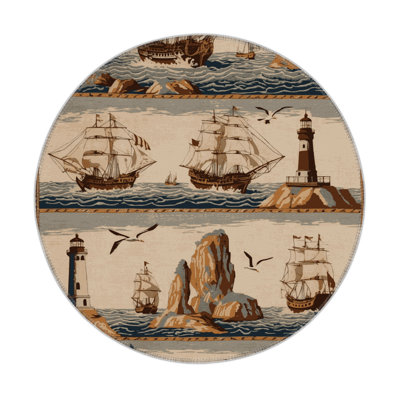Tapis d'intérieur et d'extérieur brun français