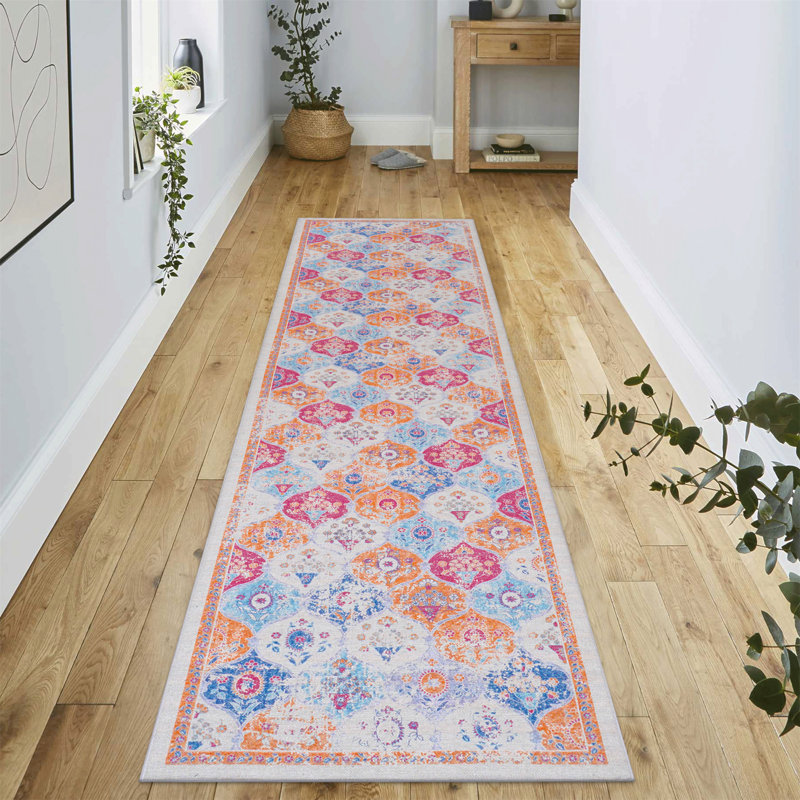 Washable Rug  Area Rug, Runner 2'6" x 10'