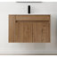 Meuble-lavabo de 30 pouces avec lavabo en céramique blanche et tablette ouverte ajustable (KD-PACKING)-123984736