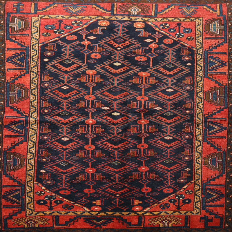 Southwestern Indoor Rug, Square 4'