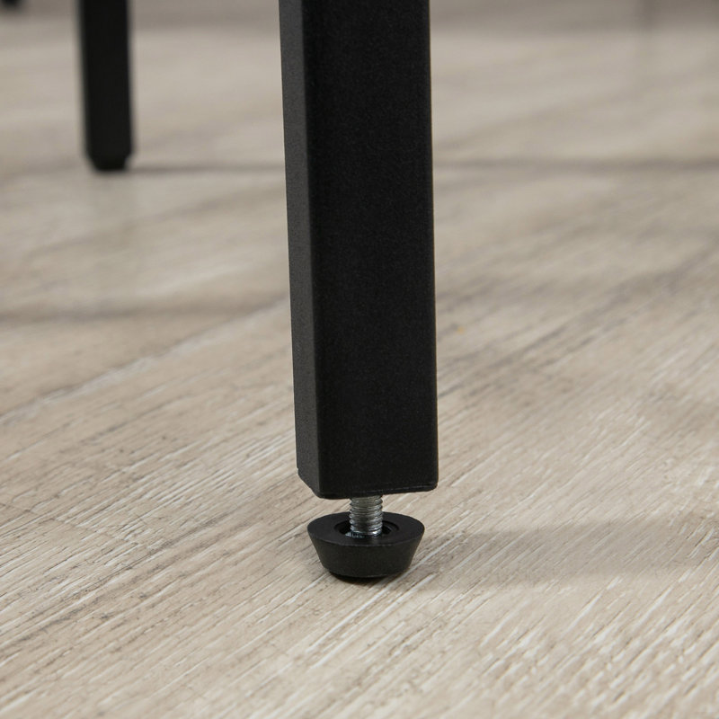 Ensemble 5 pièces de table de bar et chaises Industrial, table de salle à manger compacte avec 4 tabourets pour pub