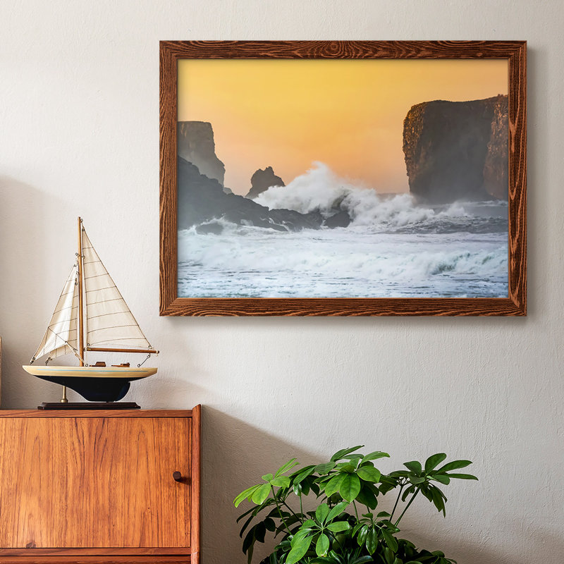 Vaporisateur encadré sur toile, Érable, H 26 po x l 38 po