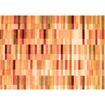 Tapis contemporains orange 539