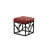 100 % polyester rouge bordeaux est en rupture de stock