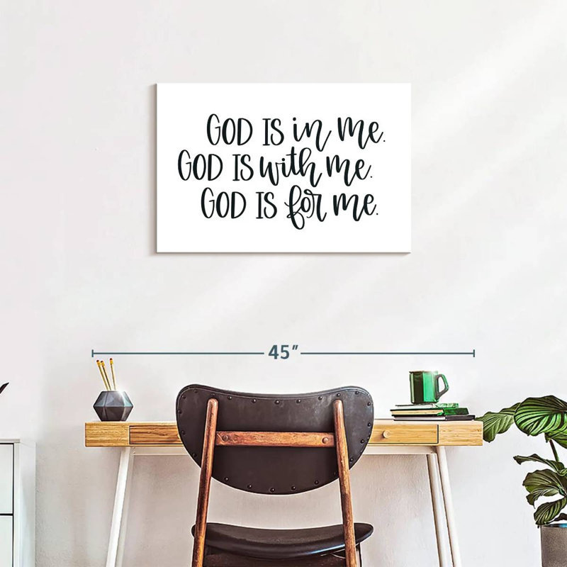 Tergel God Is, 20" H x 30" W