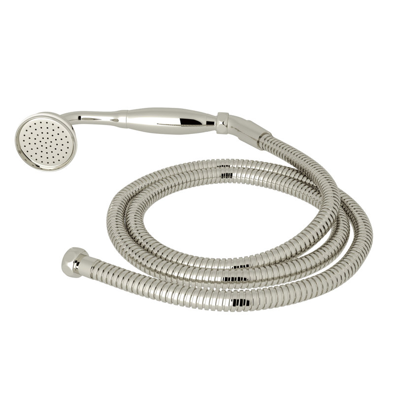 Perrin & Rowe Handshower And Hose, Polished Nickel