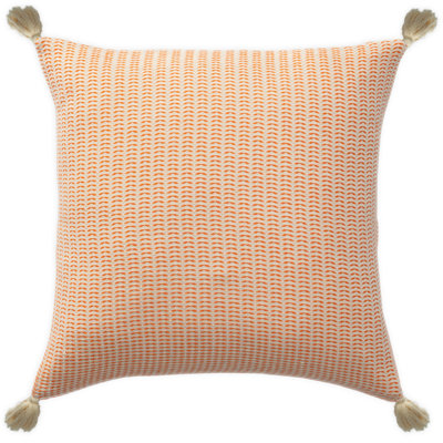 Brenly Turkish Cotton Striped Square Throw Pillow