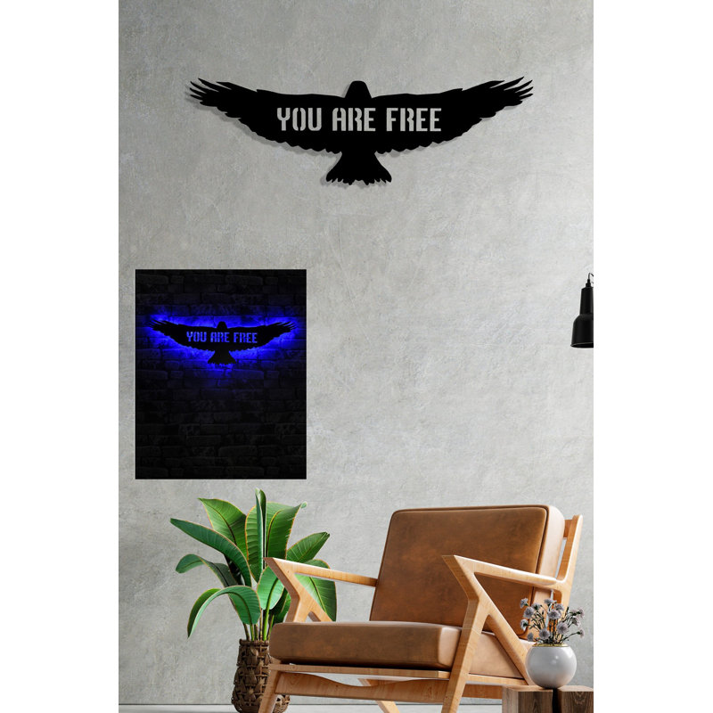 Decorative LED Lighting with Black MDF Base, 9.4 x 31.5 inches | 60 LEDs/m LED Stripes, 12V 1A DC Output Adapter, 12.2 ft Cord Length | 25.2 Watts, Stunning Blue Color, Perfect for Home Decor & Ambiance