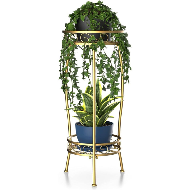 Support pour plante d'intérieur - 2 niveaux