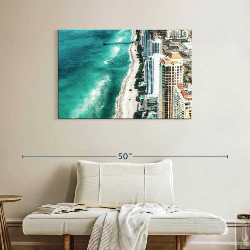 Nicci Miami Beach en été, H 26 po x l 39 po