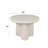 Joane Light Gray High Gloss End Table