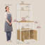 Kitchen Bakers Rack with Power Outlet-610644743