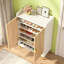 Armoire à chaussures en bois à 7 niveaux-1298274978