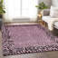 Tapis rose intérieur / extérieur lavable à la machine Claudian ACN1230-103710697