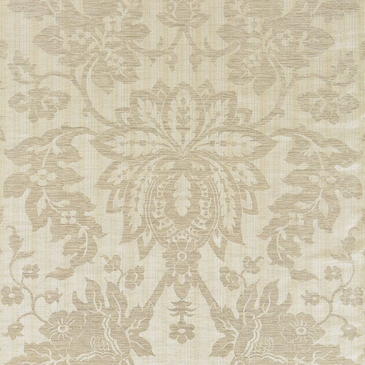 Modern Luxury Metalline Damask, Champagne