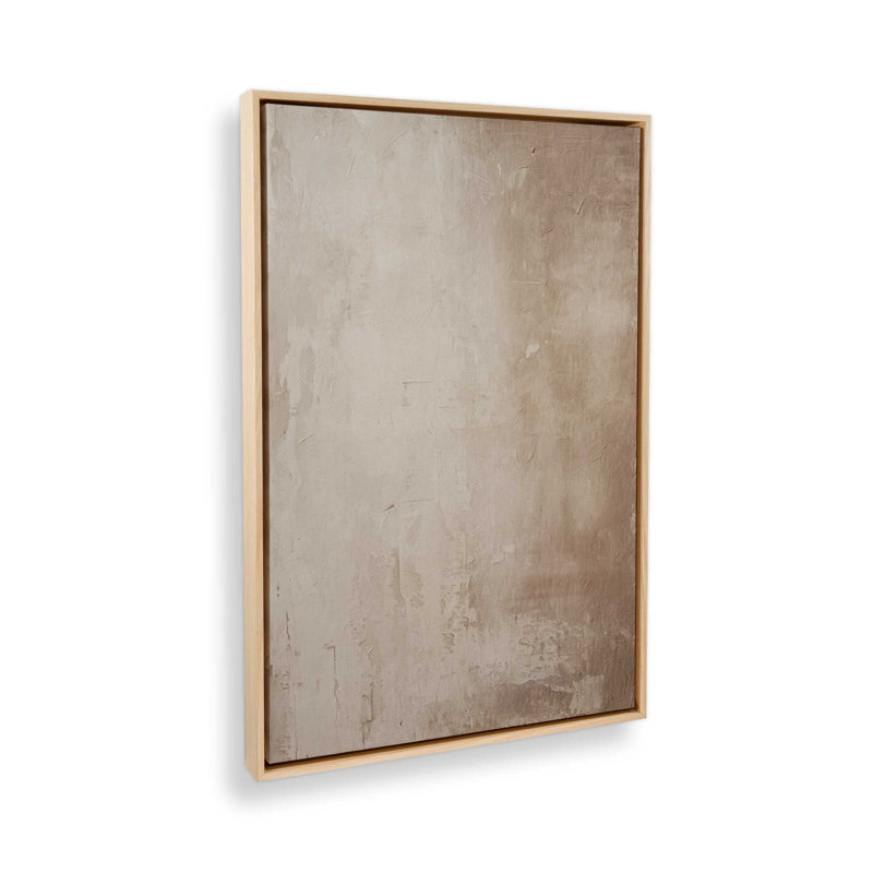 Impression sur toile Fresco's Silent Tale II, H 12,75 po x l 8,75 po x P 1,75 po, Cadre américain en érable flottant