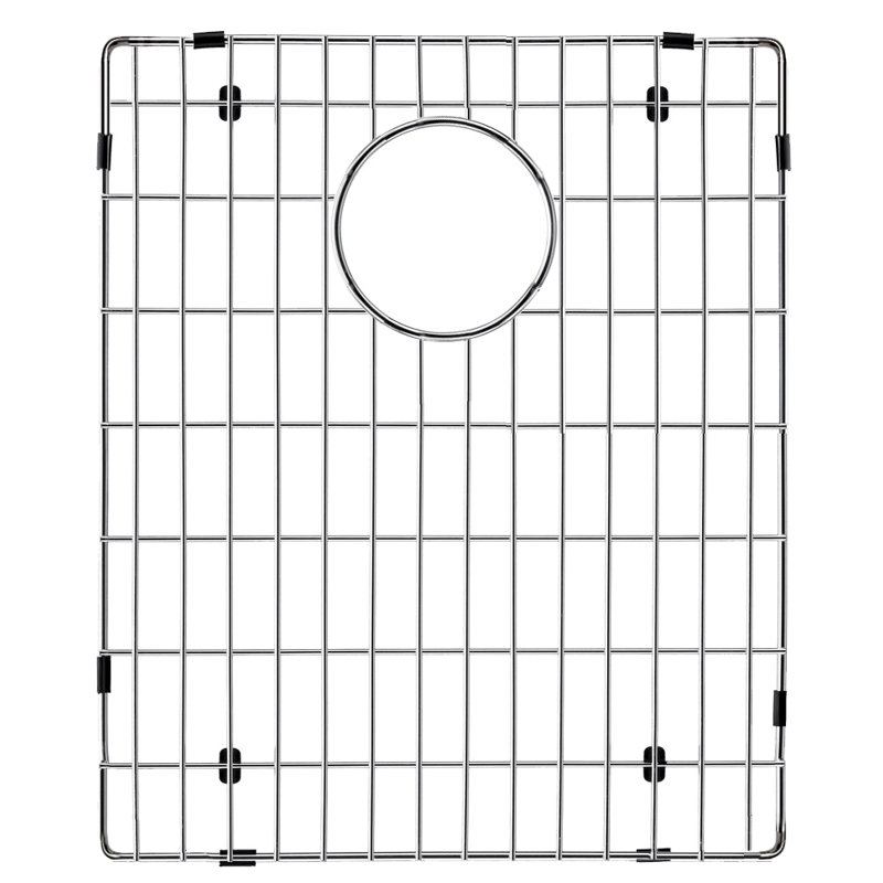 Stainless Steel Sink Grid with Rubber Bumpers and Feet