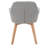 Daquaries 19'' H Upholstered Beech Armchair-1093262132