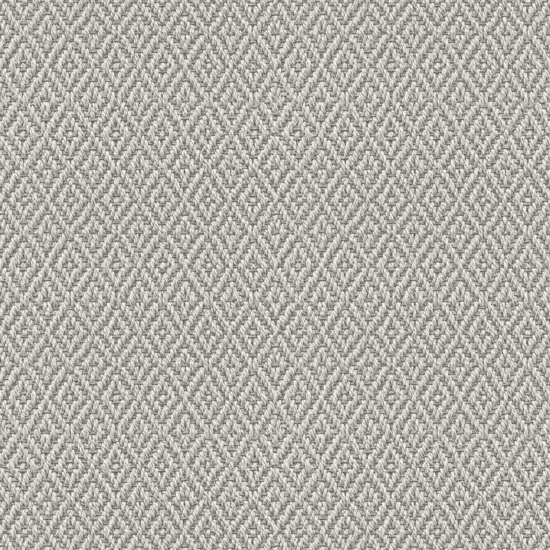 Rouleau de papier peint à tissage diamant Flora Collection, Gris