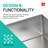 Brookmore 26.94'' L Double Bowl Stainless Steel Kitchen Sink-58217948