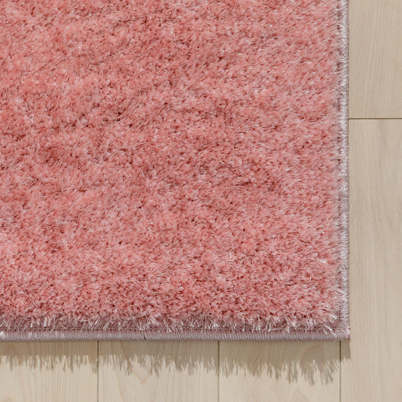 Rainbow Solid Colour Sheepskin Shag Area Rug, Rectangle 160cm x 220cm