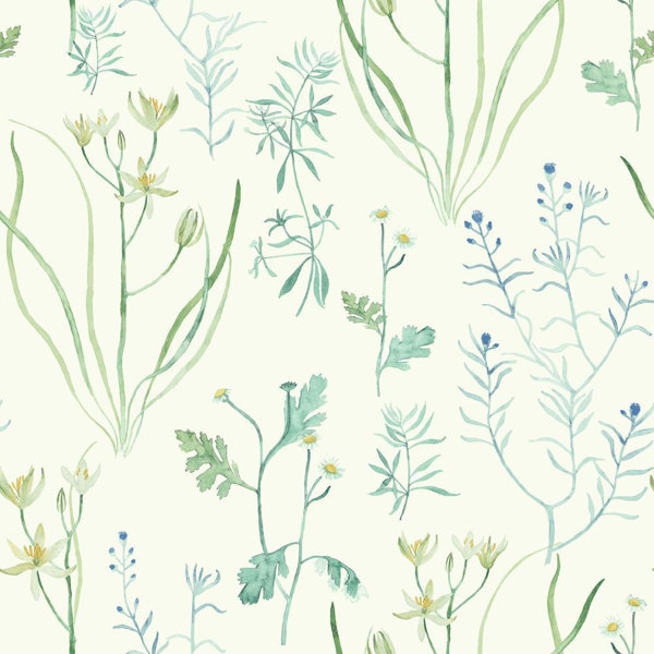 York Wallcoverings Floral Roll & Reviews | Wayfair