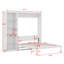 Lit escamotable avec tablettes Murphy-1526149540