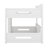 Queen Over Queen Bunk Bed With Storage Shelves & USB Ports-1999869951